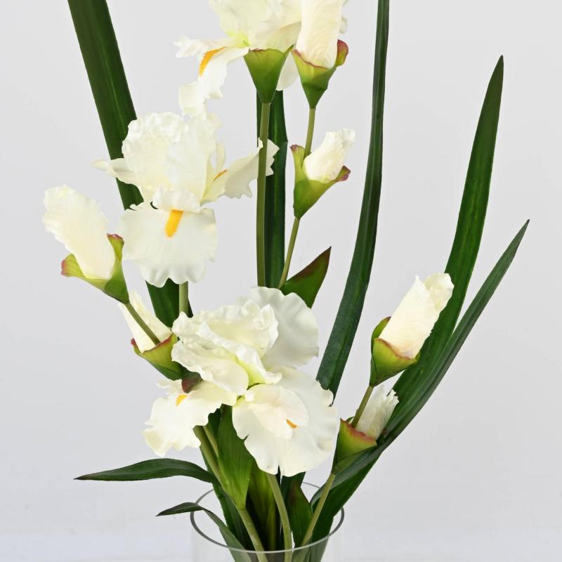 Bouquet Artificiel Iris Blanc