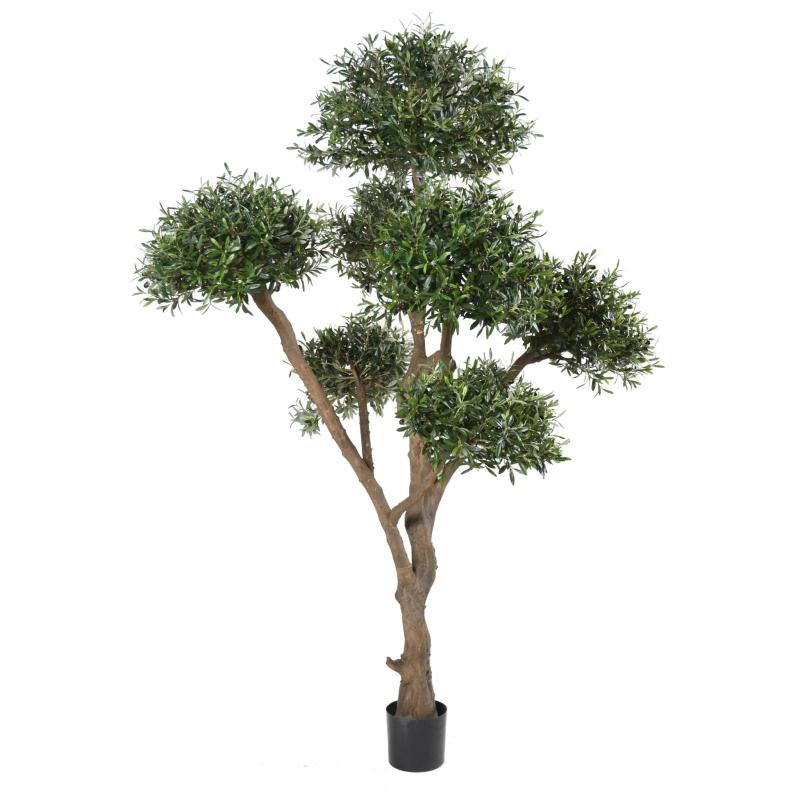 Olivier Bonsai Artificiel Multi Tete