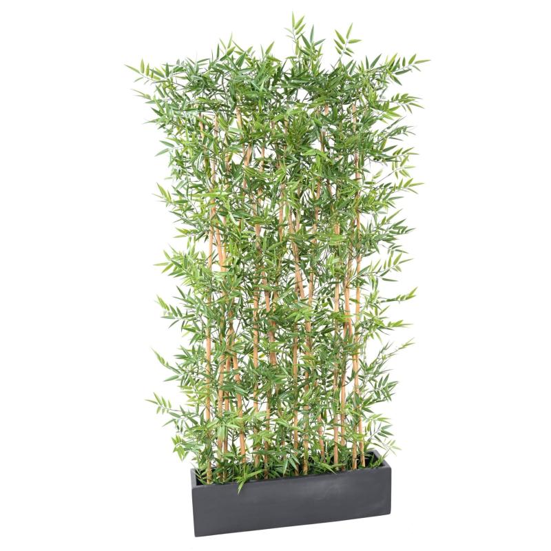 Bambou Artificiel Japanese PLAST Haie UV Socle 70
