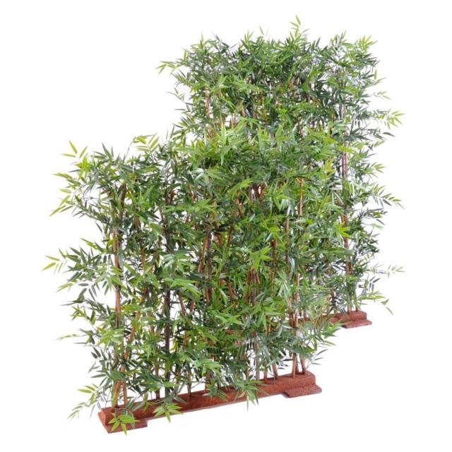 Bambou Artificiel Japanese PLAST Haie Dense UV Socle 90